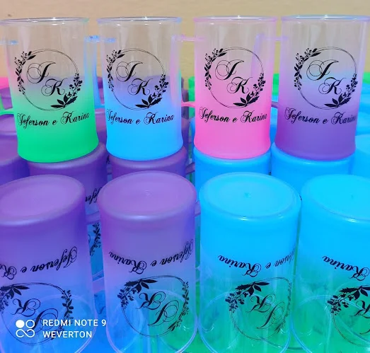 Kit 100 uni Canecas chopp 430ml DEGRADE Personalizadas - Imagem 2
