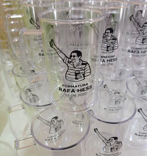 Kit 100 uni Canecas chopp 430ml Personalizadas
