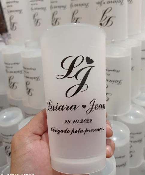 Kit 100 uni Copos Ecologico 400ml Personalizados - Imagem 2