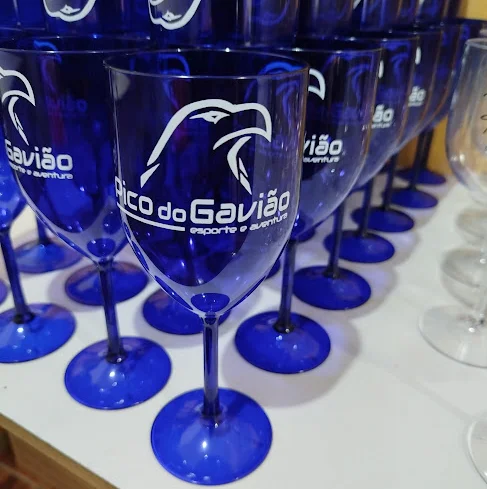 Kit 50 uni Taças de Vinho 320ml Personalizadas