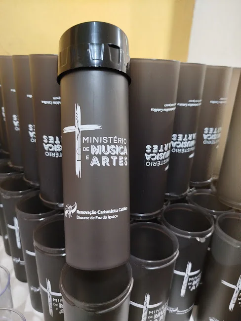 kit 50 uni Garrafinha Acquabio ECOLOGICA 480ml Personalizadas NÃO QUEBRA!!! - Imagem 2
