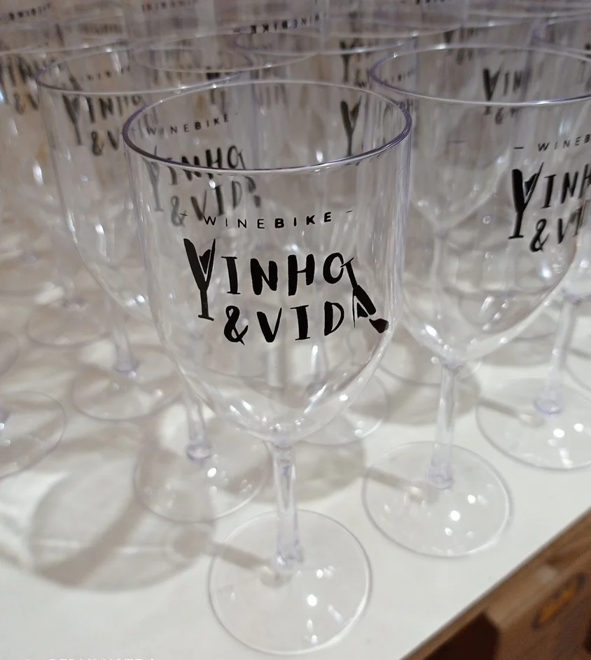 Kit 50 uni Taças de Vinho 320ml Personalizadas - Imagem 2