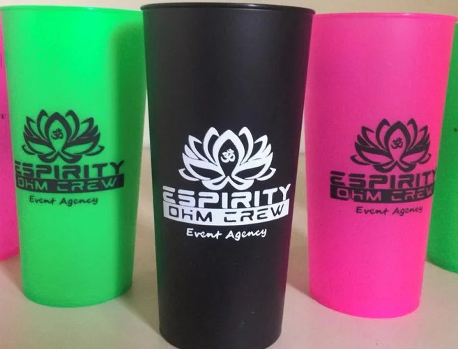 Kit 50 uni Copo Ecologico 550ml Personalizados