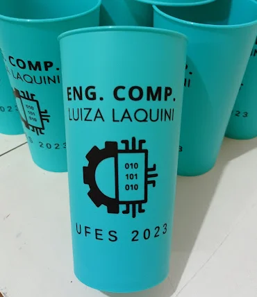 Kit 50 uni Copo Ecologico 400ml Personalizados