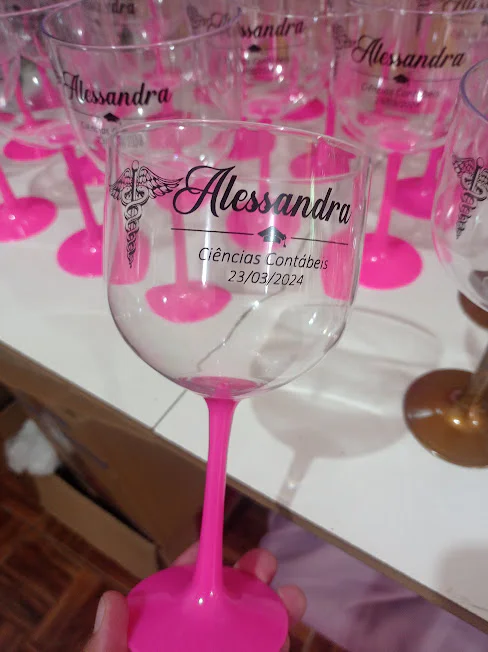Kit 50 uni Taças de Gin BICOLOR - 580ml Personalizadas - Imagem 2