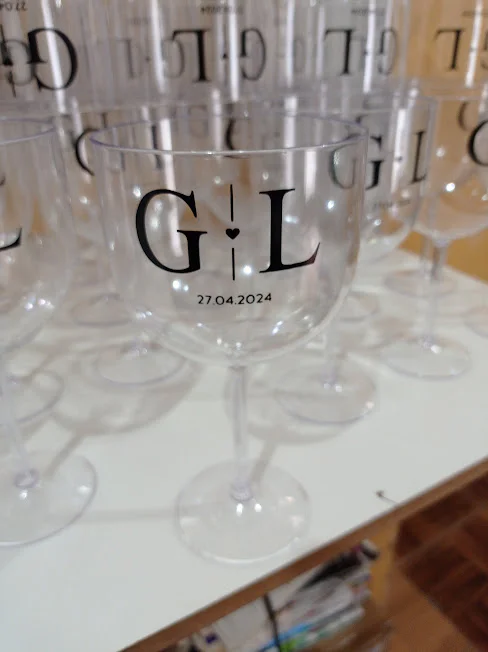 Kit 20 uni Taças de Gin 580ml Personalizadas