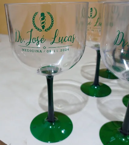 Kit 50 uni Taças de Gin BICOLOR - 580ml Personalizadas