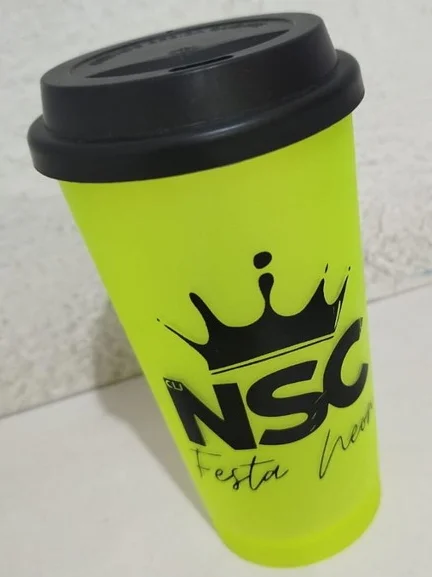 Kit 100 uni Copos Bucks 400ml ECOLÓGICO Personalizados