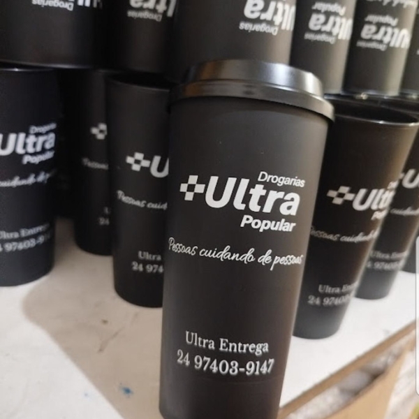 Kit 100 uni Copos Bucks 550ml ECOLÓGICO Personalizados